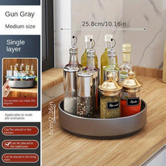 Tiered Spice Rack Spice Spinner & Bottle Holder