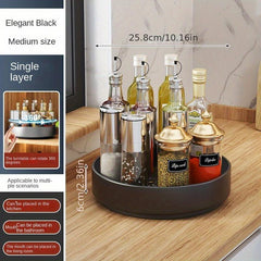 Tiered Spice Rack Spice Spinner & Bottle Holder