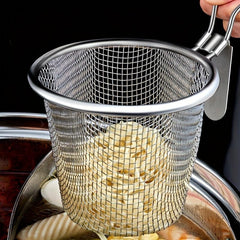 1pc Stainless Steel Hot Pot Colander Boiling Spicy Soup Noodle Net Colander