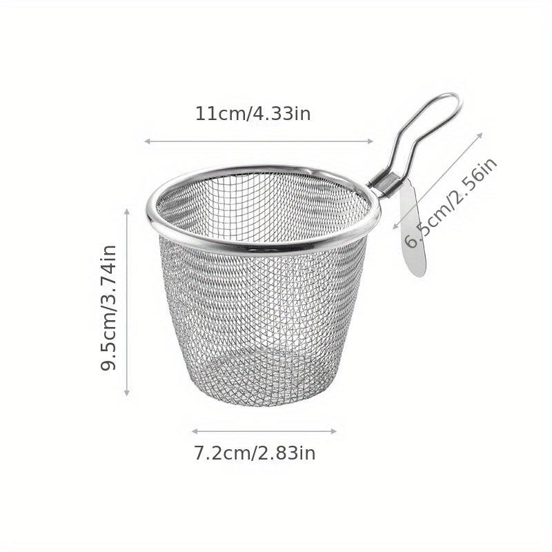 1pc Stainless Steel Hot Pot Colander Boiling Spicy Soup Noodle Net Colander