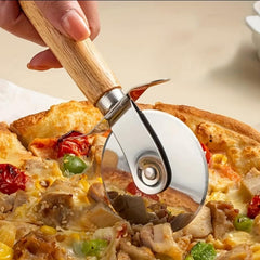 Stainless Steel Pizza Wheel Cutter Kitchen Gadget