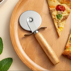 Stainless Steel Pizza Wheel Cutter Kitchen Gadget
