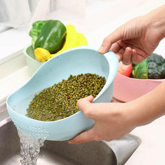Rice Washing Drain Basket Rice Washing Filter Basket Rice Colander