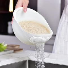 Rice Washing Drain Basket Rice Washing Filter Basket Rice Colander