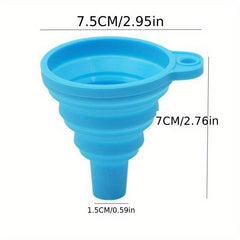 Foldable Large Caliber Funnel for Ice Bag Silicone