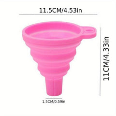 Foldable Large Caliber Funnel for Ice Bag Silicone
