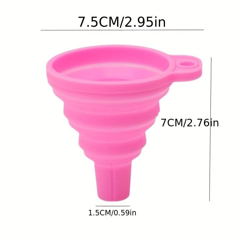 Foldable Large Caliber Funnel for Ice Bag Silicone