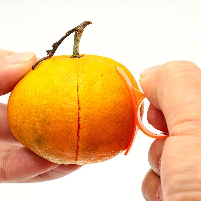 Orange Peeler with Ring Handle Easy to Use Durable Kitchen Gadget