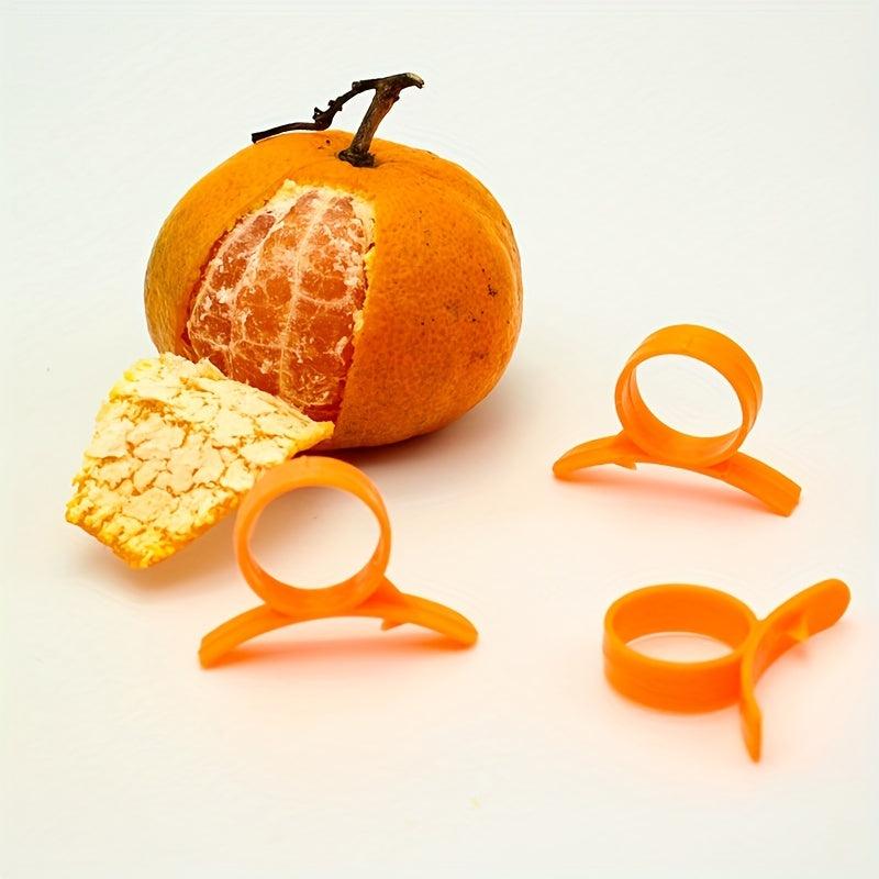 Orange Peeler with Ring Handle Easy to Use Durable Kitchen Gadget