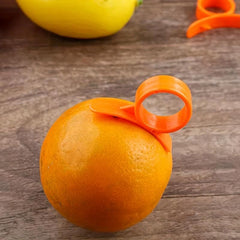Orange Peeler with Ring Handle Easy to Use Durable Kitchen Gadget