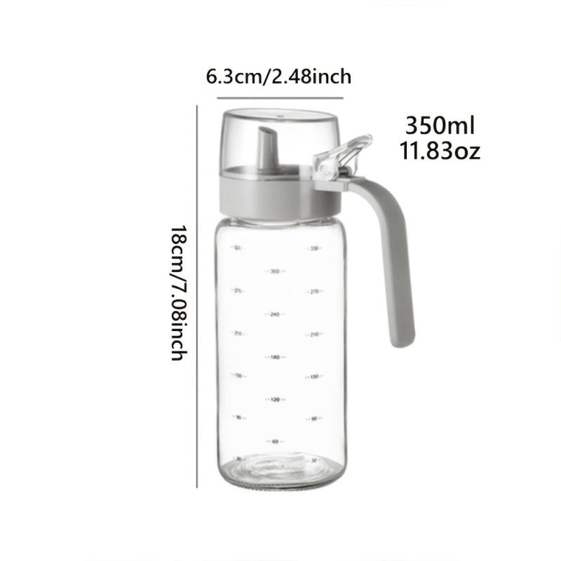 Glass Bottle With Scale Olive Bottle Soy Sauce Dispenser Vinegar Container
