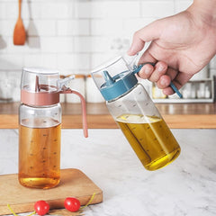 Glass Bottle With Scale Olive Bottle Soy Sauce Dispenser Vinegar Container