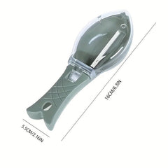 Fish Scale Remover Plastic Fish Scale Peeler Cleaner Fish Skin Brush