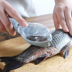 Fish Scale Remover Plastic Fish Scale Peeler Cleaner Fish Skin Brush