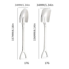 Spade and Shovel Stainless Steel Kitchen Spoon