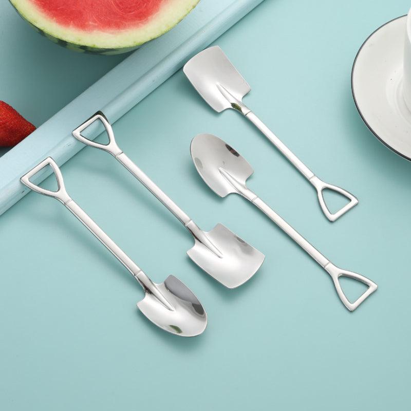 Spade and Shovel Stainless Steel Kitchen Spoon