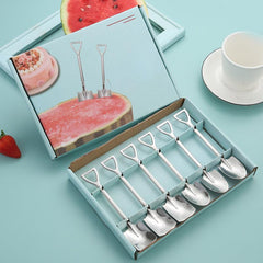 Spade and Shovel Stainless Steel Kitchen Spoon