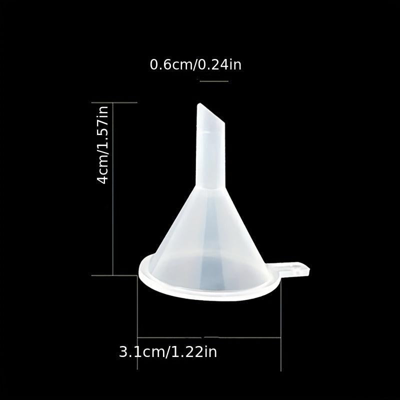 10pcs Small Plastic Perfume Diffuser Bottle Funnels