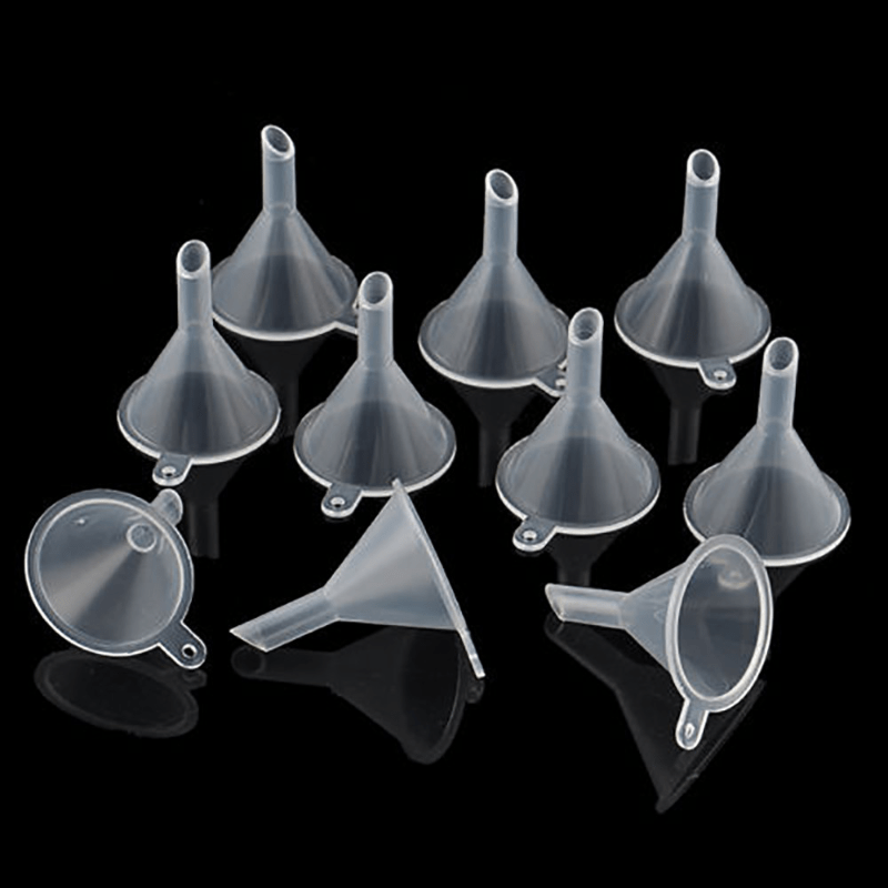 10pcs Small Plastic Perfume Diffuser Bottle Funnels