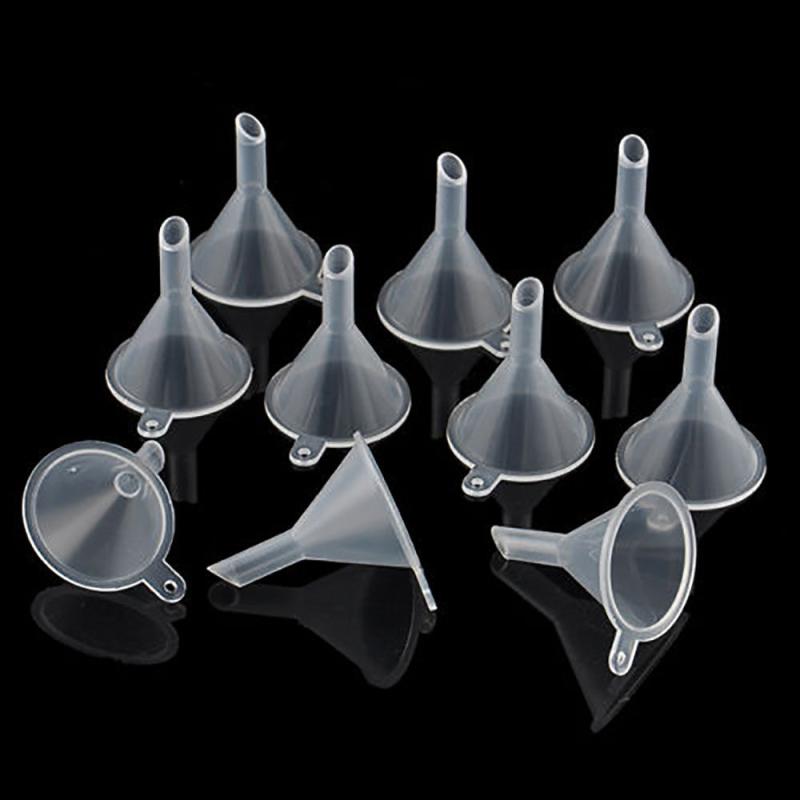 10pcs Small Plastic Perfume Diffuser Bottle Funnels