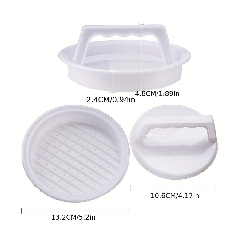 3in1 Burger Press Patty Press Double Hole Burger Press