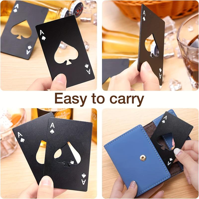 10pcs Stainless Steel Bottle Openers for Weddings and Parties