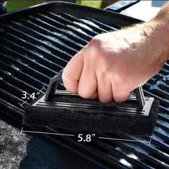 5-Piece Stainless Steel Griddle Spatula Set & Cleaning Brush