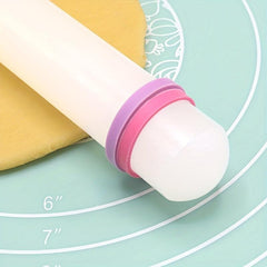 Adjustable Ring Plastic Rolling Pin Non Stick Dough Roller Fondant Tool
