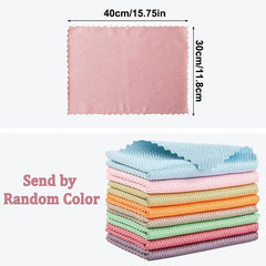 5 Pack Miracle Cleaning Cloths 40x30cm Streak Reusable Easy to Clean