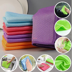 5 Pack Miracle Cleaning Cloths 40x30cm Streak Reusable Easy to Clean