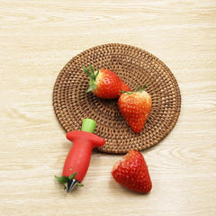Strawberry Huller & Fruit Corer - Easy Core Removal