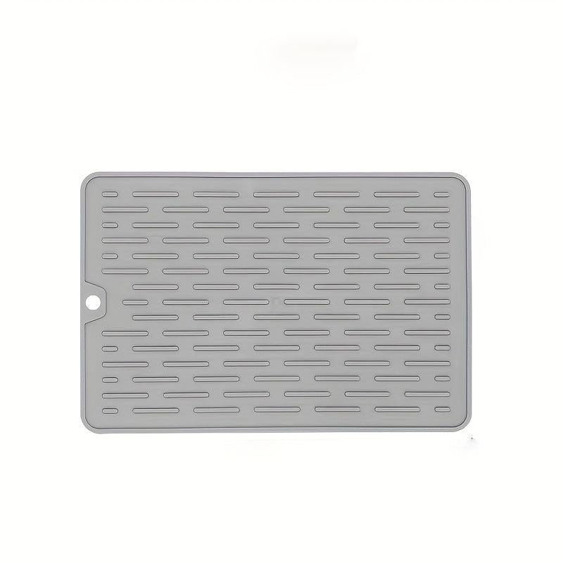 2pcs Dish Drying Pad Kitchen Countertop Absorbent Mat Soft Diatom Mud