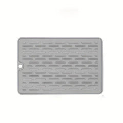 2pcs Dish Drying Pad Kitchen Countertop Absorbent Mat Soft Diatom Mud