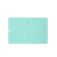 2pcs Dish Drying Pad Kitchen Countertop Absorbent Mat Soft Diatom Mud