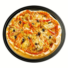 1pc Nonstick Metal Pizza Pan With Holes Round Pizza Tray