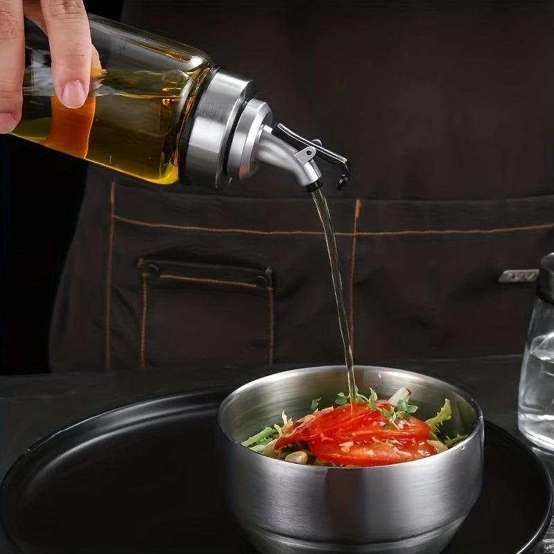 Glass Dispenser Durable Olive Bottle Soy Sauce And Vinegar Dispenser
