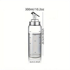 Glass Dispenser Durable Olive Bottle Soy Sauce And Vinegar Dispenser