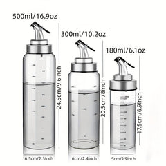 Glass Dispenser Durable Olive Bottle Soy Sauce And Vinegar Dispenser