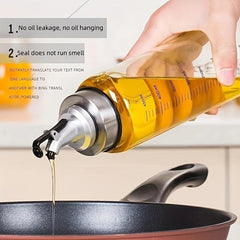 Glass Dispenser Durable Olive Bottle Soy Sauce And Vinegar Dispenser