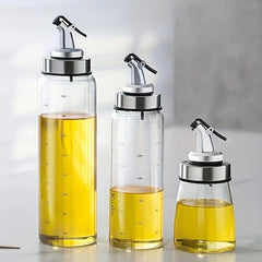 Glass Dispenser Durable Olive Bottle Soy Sauce And Vinegar Dispenser