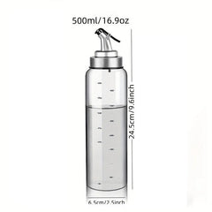 Glass Dispenser Durable Olive Bottle Soy Sauce And Vinegar Dispenser