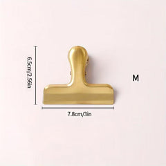 Stainless Steel T-Shaped Sealing Clips for Food Storage