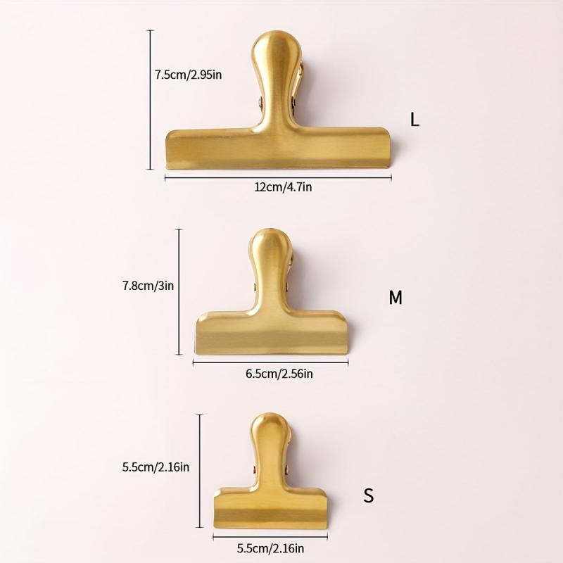 Stainless Steel T-Shaped Sealing Clips for Food Storage