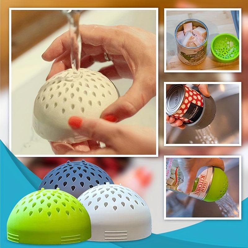 Silicone Can Filter Mini Colander Food Drainer Kitchen Strainer