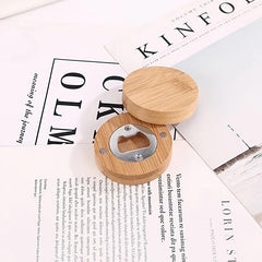 Magnetic Bamboo Bottle Opener for Restaurants and Bars