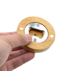 Magnetic Bamboo Bottle Opener for Restaurants and Bars