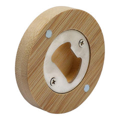 Magnetic Bamboo Bottle Opener for Restaurants and Bars