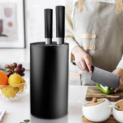 Plastic Cutlery Block Storage Rack Holder Kitchen Supplies