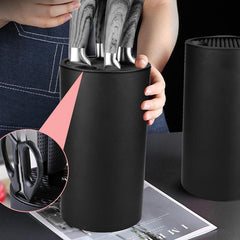 Plastic Cutlery Block Storage Rack Holder Kitchen Supplies