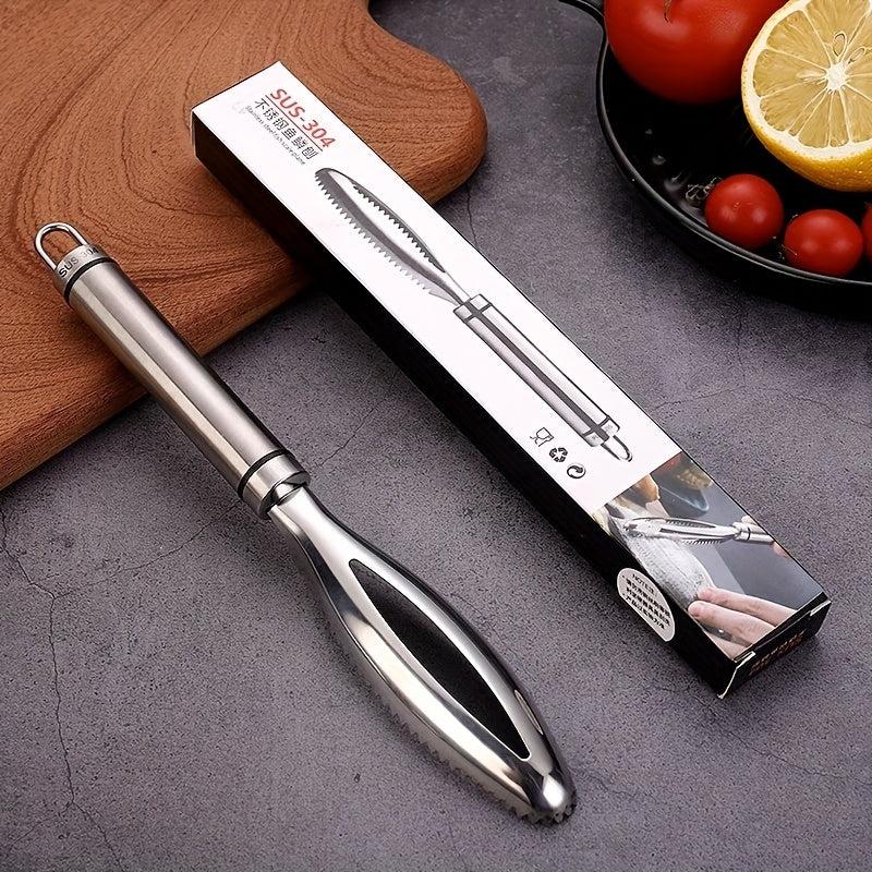 3pcs Stainless Steel Fish Scale Remover Peeler Cleaner